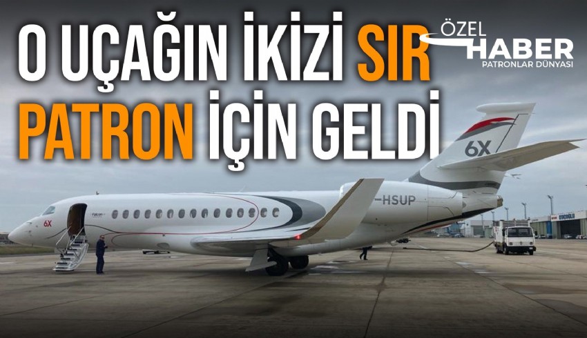 Falcon 6x iş jeti İstanbul'da. Koç ve Limak Holding'in sipariş verdiği jet başka bir iş adamı için geldi