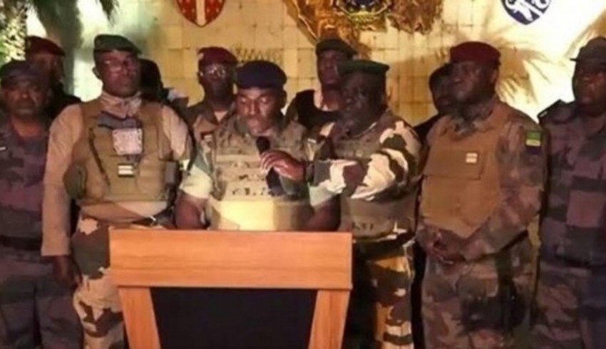 Gabon'da askeri darbe: Seçimler iptal edildi
