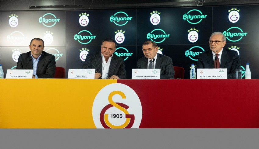 Galatasaray Kulübü ile Bilyoner arasında sponsorluk anlaşması