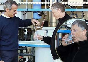 Bill Gates insan dışkısından yapılan suyu içti