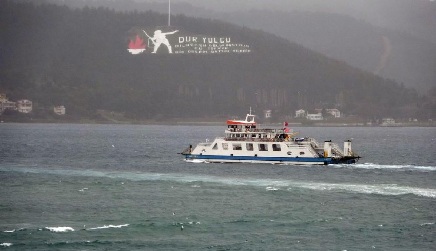 Gökçeada ve Bozcaada feribot hatlarında yarınki bazı seferler iptal edildi