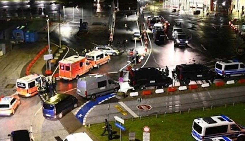 Hamburg Havalimanı'nda apronda silahlı kişi paniği