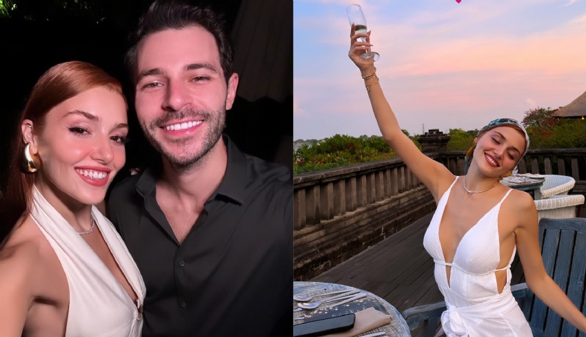 Hande Erçel ve Hakan Sabancı’dan yeni yıl paylaşımı