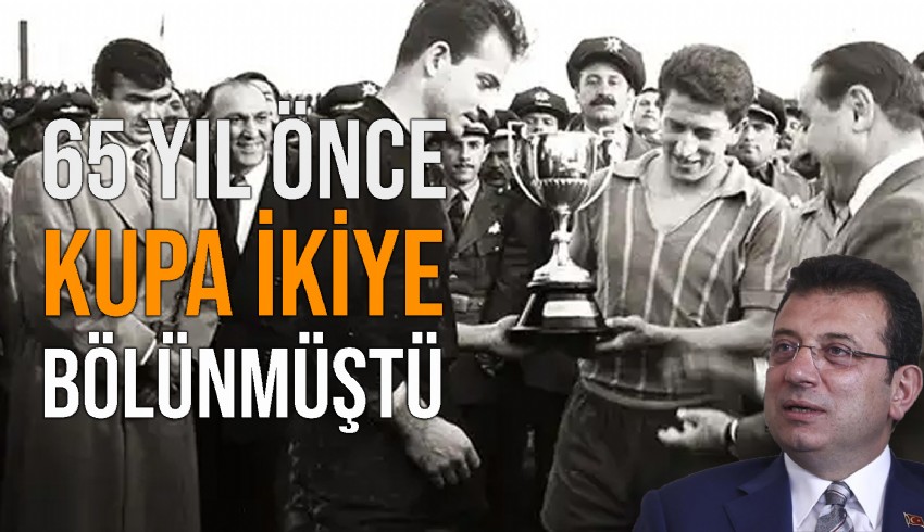 İBB Başkanı Ekrem İmamoğlu, Süper Kupa finaline çıkmayarak Türkiye'ye dönme kararı alan Galatasaray ve Fenerbahçe'ye Süper Kupa'nın ikiye bölünerek paylaştırılması önerdi