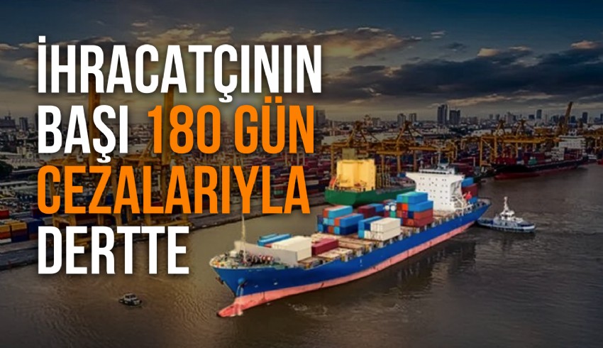İhracatçıya 180 gün cezası kesilmeye başlandı