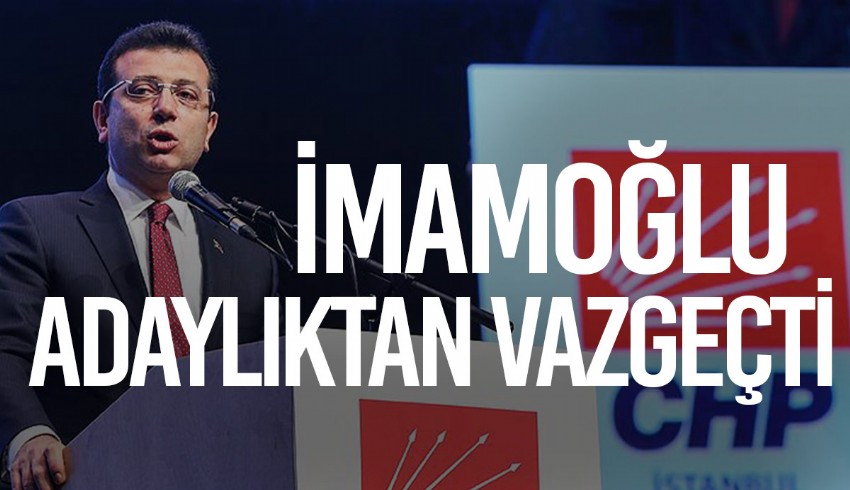 İmamoğlu tercihini yaptı... Parti içindeki bilgilere göre genel başkanlığa aday olmayacak, yeniden İBB Başkanlığına talip olacak