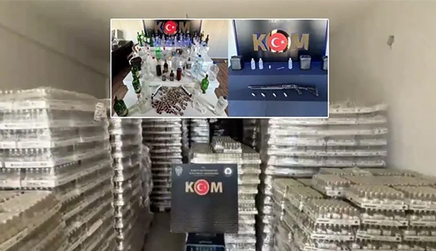 Kaçak ve sahte içki operasyonu: 35 milyon TL'lik vergi kaybı önlendi