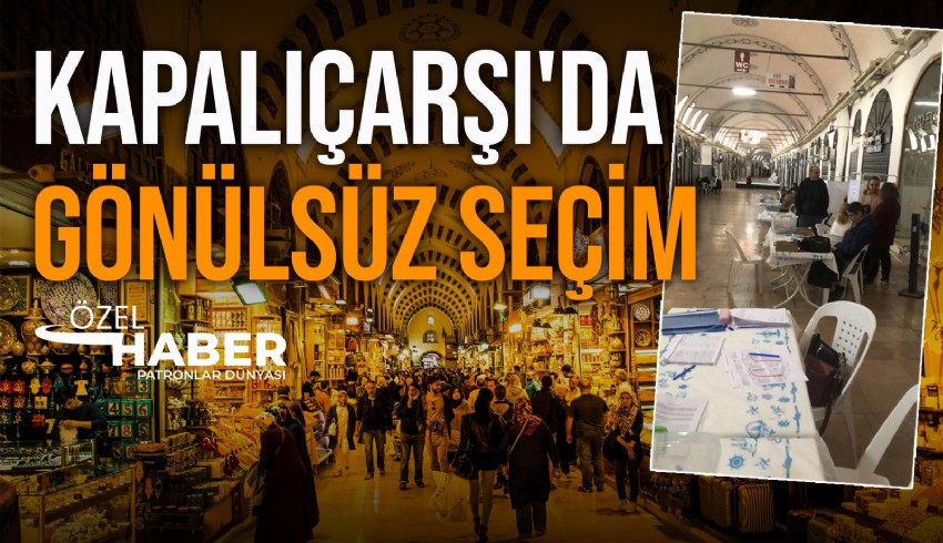 Kapalıçarşı Kat Malikleri Genel Kurulu için Kapalıçarşı Kalpakçılar Caddesi’nde toplandı, seçim gönülsüz gerçekleşti