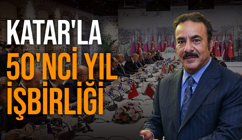 Yarın Katar ile Türkiye'nin diplomatik ilişkilerinin 50'nci yıldönümü. Katar Büyükelçisi Al Sani, yarınki Türkiye-Katar Yüksek Stratejik Komitesi öncesi sıcak işbirliği mesajları verdi.