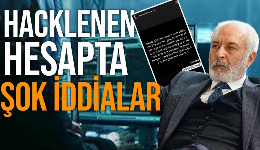 Kurtlar Vadisi dizisinde Zaza Dayı karakterini canlandıran oyuncu Ali Sürmeli'nin Instagram hesabının çalındığı ortaya çıktı