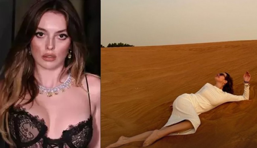 Melis Sezen'den çölde dans