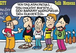 Salih Memecan'ın kızdıran karikatürü