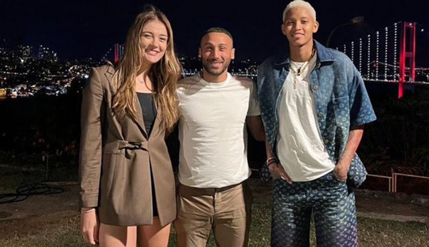 Milli voleybolcunun düğününe damga vuran performans