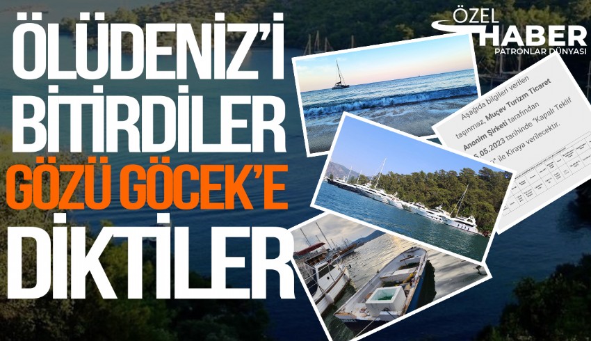 MUÇEV, Özel Çevre Koruma Bölgesi olan Göcek Halk Plajını ihaleye çıkardı