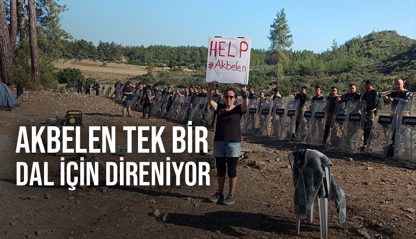 Muğla Akbelen'de ağaçlar kesilmesin diye İkizköylü kadınlar nöbeti sürdürüyor