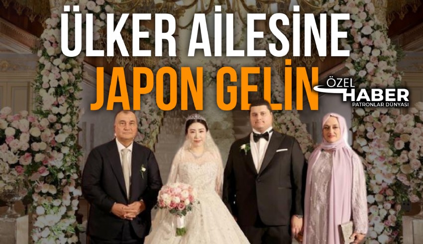 Murat Ülker ve Betül Ülker'in oğlu Fatih Ülker Ayako Takasu ile evlendi