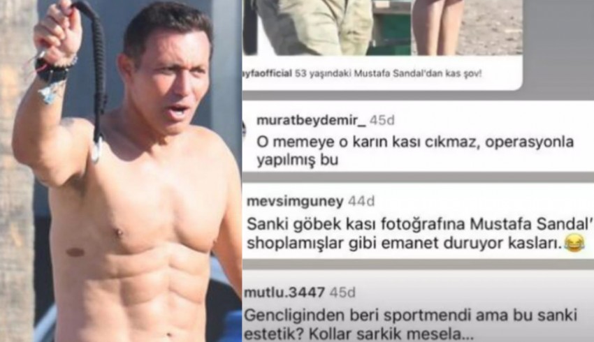 Kaslarına hayranları inanmadı 'O memeye o kas çıkmaz'
