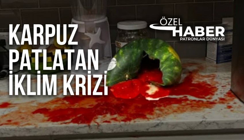 Mutfaktaki yeni tehlike: Sıcak havanın etkisiyle karpuzlar patlıyor