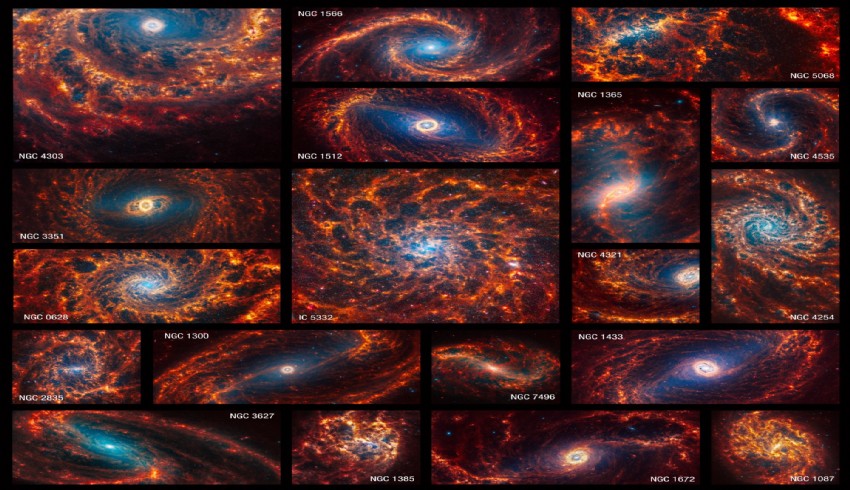 NASA, James Webb Uzay Teleskobu'yla çekilen 19 spiral galaksinin fotoğrafını yayınladı