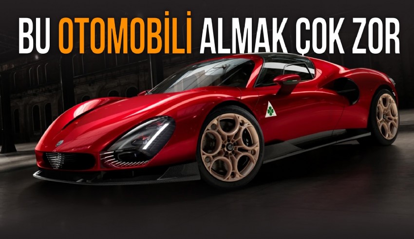 Otomotiv devi Alfa Romeo’nun son modeli Alfa Romeo 33 Stradale merak uyandırdı