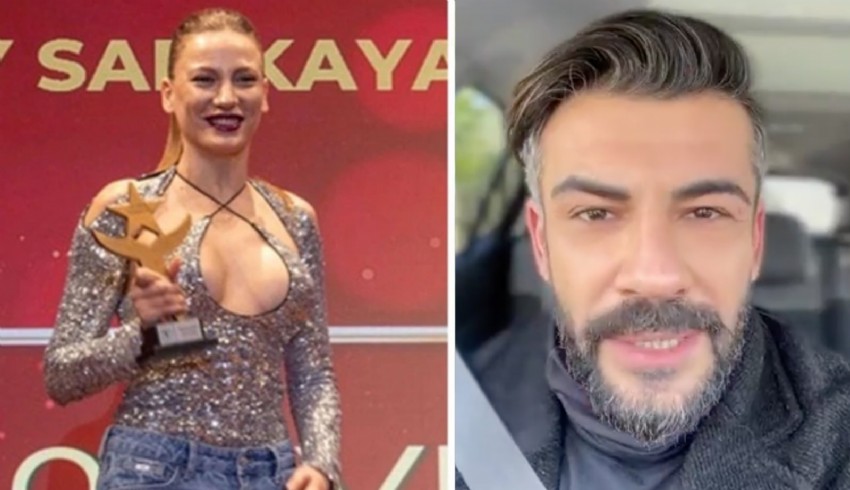 Oyuncu Rüzgar Aksoy'dan meslektaşı Serenay Sarıkaya'ya ödül tepkisi