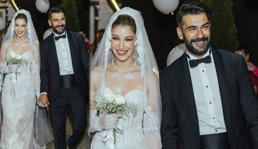 Oyuncu Rüzgar Aksoy, Yasemin Sancaklı ile evlendi