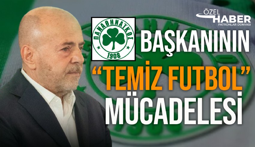 Panathinaikos’un başkanı Giannis Alafouzos Yunan liglerindeki yolsuzluk, şike ve şiddetle mücadelesi