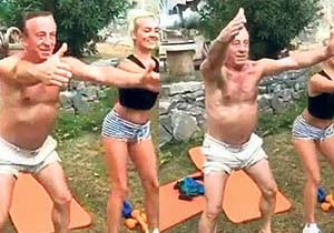Pilates yapan Ali Ağaoğlu'ndan ilginç açıklama: Zeka yaşım 8