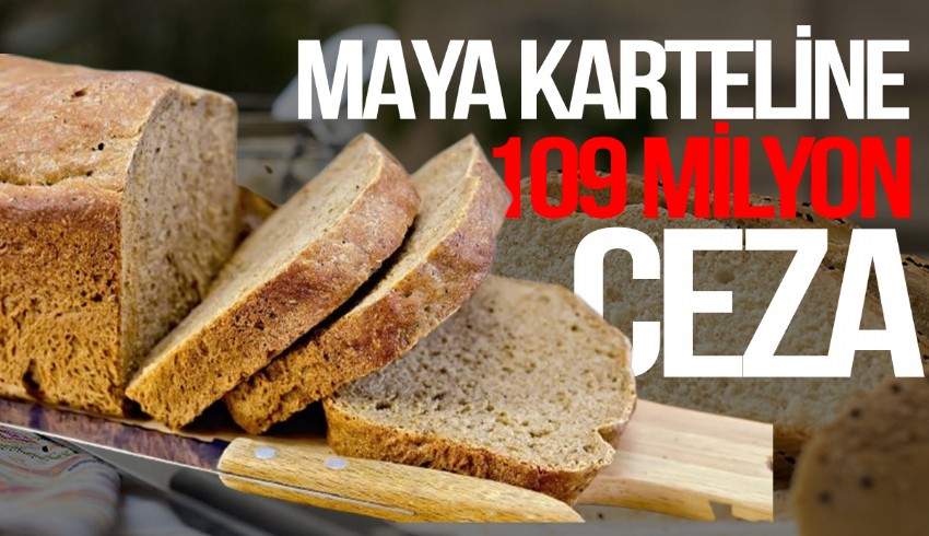 Rekabet Kurulundan yaş maya pazarında faaliyet gösteren 16 teşebbüse 109,3 milyon lira ceza