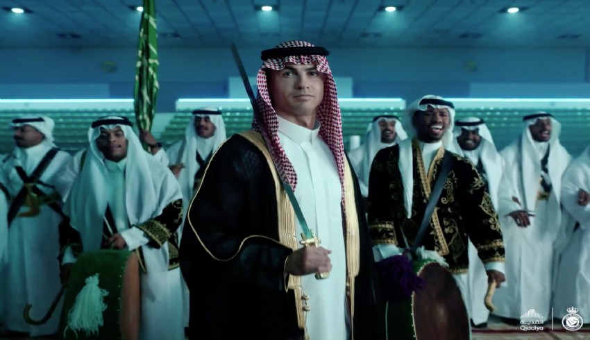 Ronaldo, Suudi Arabistan Milli Günü için Arap kıyafetleri giydi
