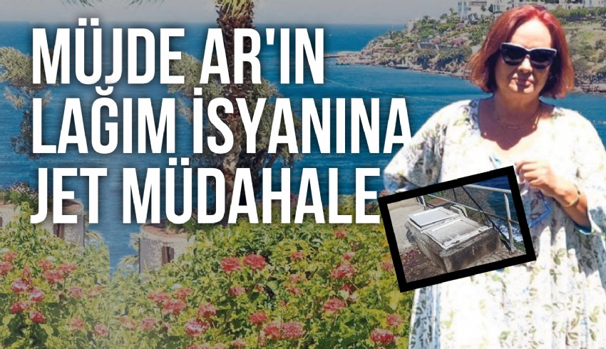 Sanatçı Müjde Ar'ın Bodrum'da yaşanan lağım akıntısını gündeme getirmesi ile birlikte Bodrum Belediyesi incelemelere başladı