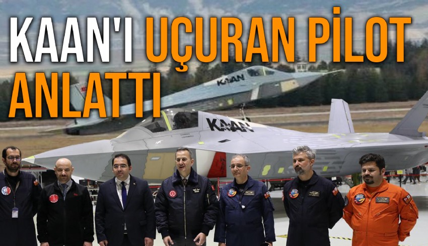 KAAN'ın ilk uçuşunu gerçekleştiren Pilot Barbaros Demirbaş deneyimlerini anlattı. Savunma Sanayii Başkanı Görgün, KAAN'ın uçuş ekibiyle bir araya geldi