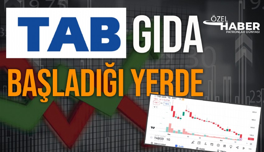 Şimdiye kadar ki en büyük halka arzı gerçekleştiren TAB Gıda yaklaşık 8 haftanın sonunda halka arz olduğu fiyata geriledi