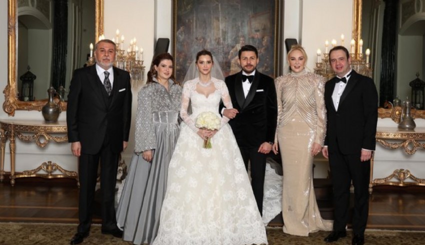 Sosyeteyi Çırağan'da buluşturan düğün