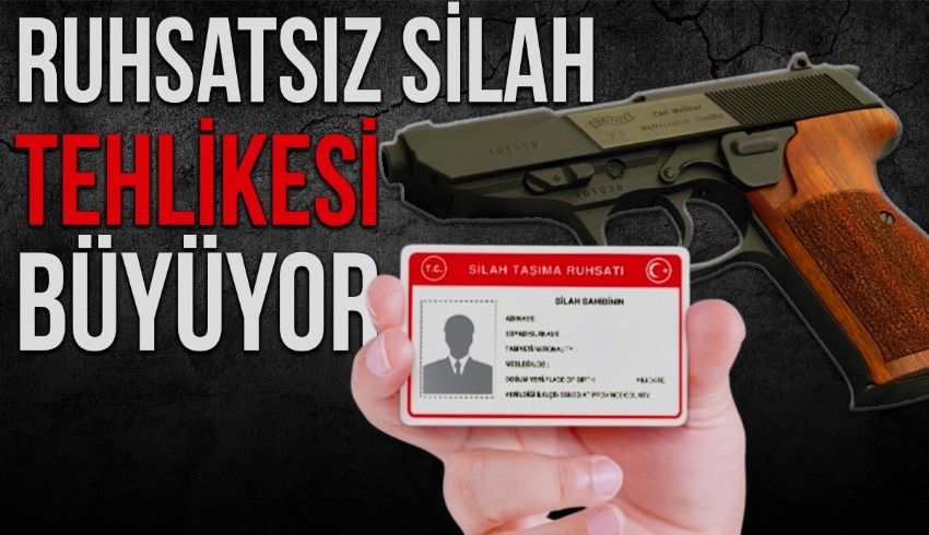 Tahmini ruhsatsız silah sayısı 36 milyon...