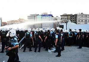 Polise kurşun geçirmez, yataklı TOMA