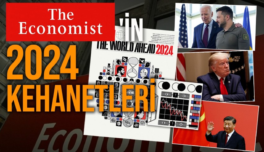 The Economist 2024 kapağını yayınladı, komplo teorileri havada uçuştu: ABD seçimi, nükleer tehdit, beyin implantı, elektrikli araçlar