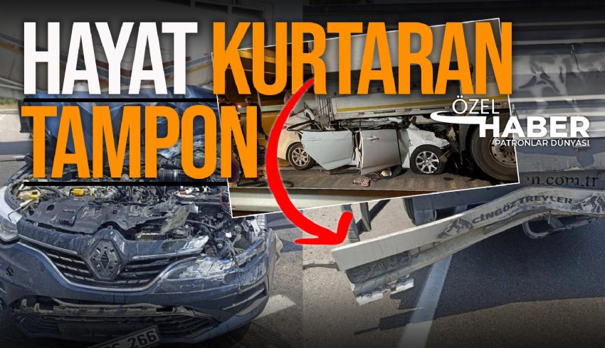 TIR ve yarı kamyonlardaki treylerlere getirilen mukavemetli tampon yasası hayat kurtarıyor