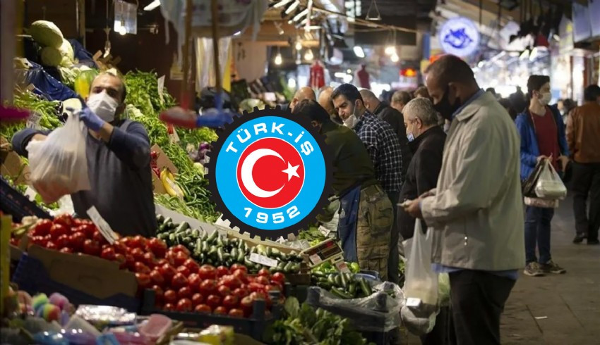 TÜRK-İŞ'e göre eylülde 4 kişilik ailenin açlık sınırı 13 bin 334 lira oldu