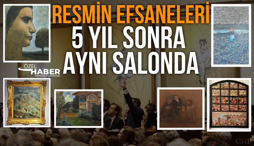 Türk resim tarihine damga vuran ressamların eserleri Pera Palas'ta satışa çıkarılmak için hazırlanıyor...