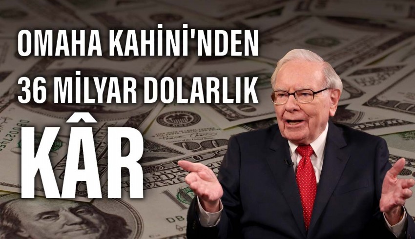 Dünyanın en zenginlerinden Omaha Kahini ünlü milyarder Warren Buffet'ın şirketi Berkshire Hathaway, rekor kâr açıkladı