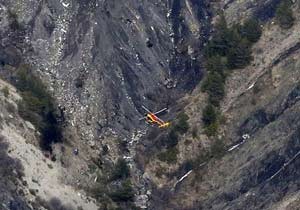 Düşen Germanwings uçağından ilk kare