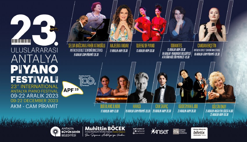 Uluslararası Antalya Piyano Festivali Başlıyor