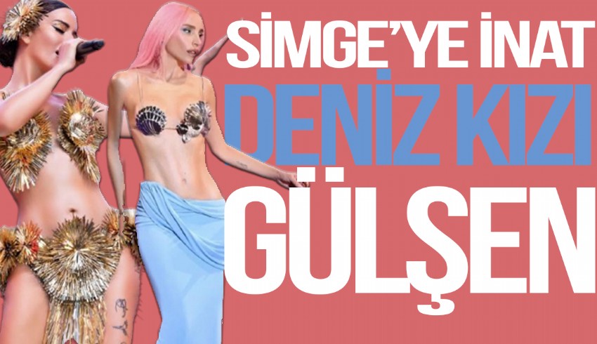 Ünlü şarkıcı Gülşen'den deniz kızı çıkartması