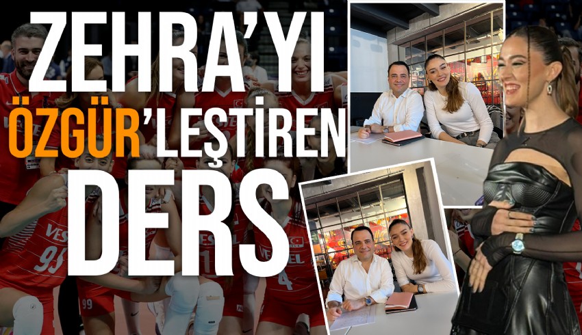Voleybolcu Zehra Güneş, ekonomi Profesörü Özgür Demirtaş’tan yatırım dersi aldı