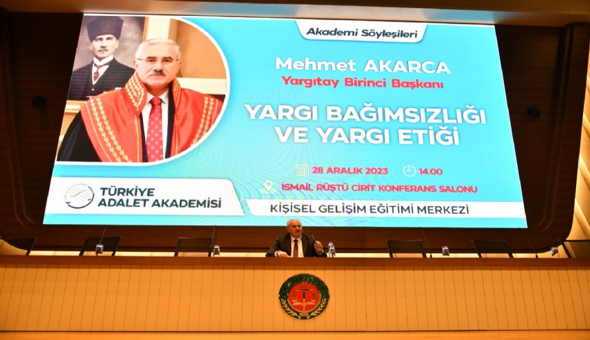 Yargıtay Başkanı'ndan adalette 'toplumsal değer' vurgusu