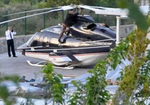 Ahmet Nazif Zorlu'nun helikopteri korkuttu!