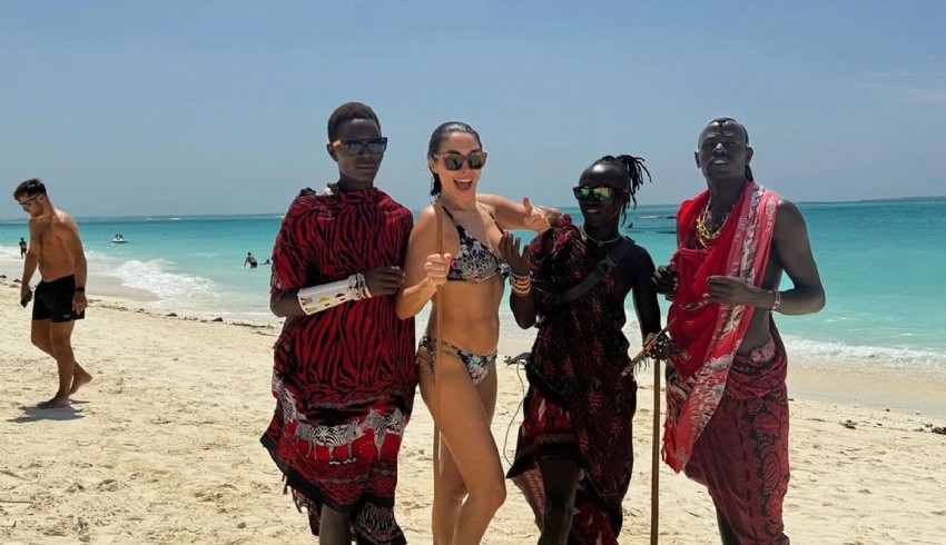Zuhal Topal’dan maasai dansı